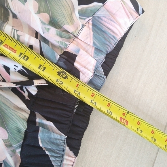 Carbon38 Women’s Floral Drawstring Pajama Pants Size XS Lounge Satin Feel Pants - Picture 6 of 9